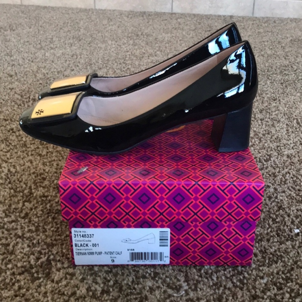 ‼️SOLD‼️💯Authentic Tory Burch Tiernan Pump - Picture 2 of 7